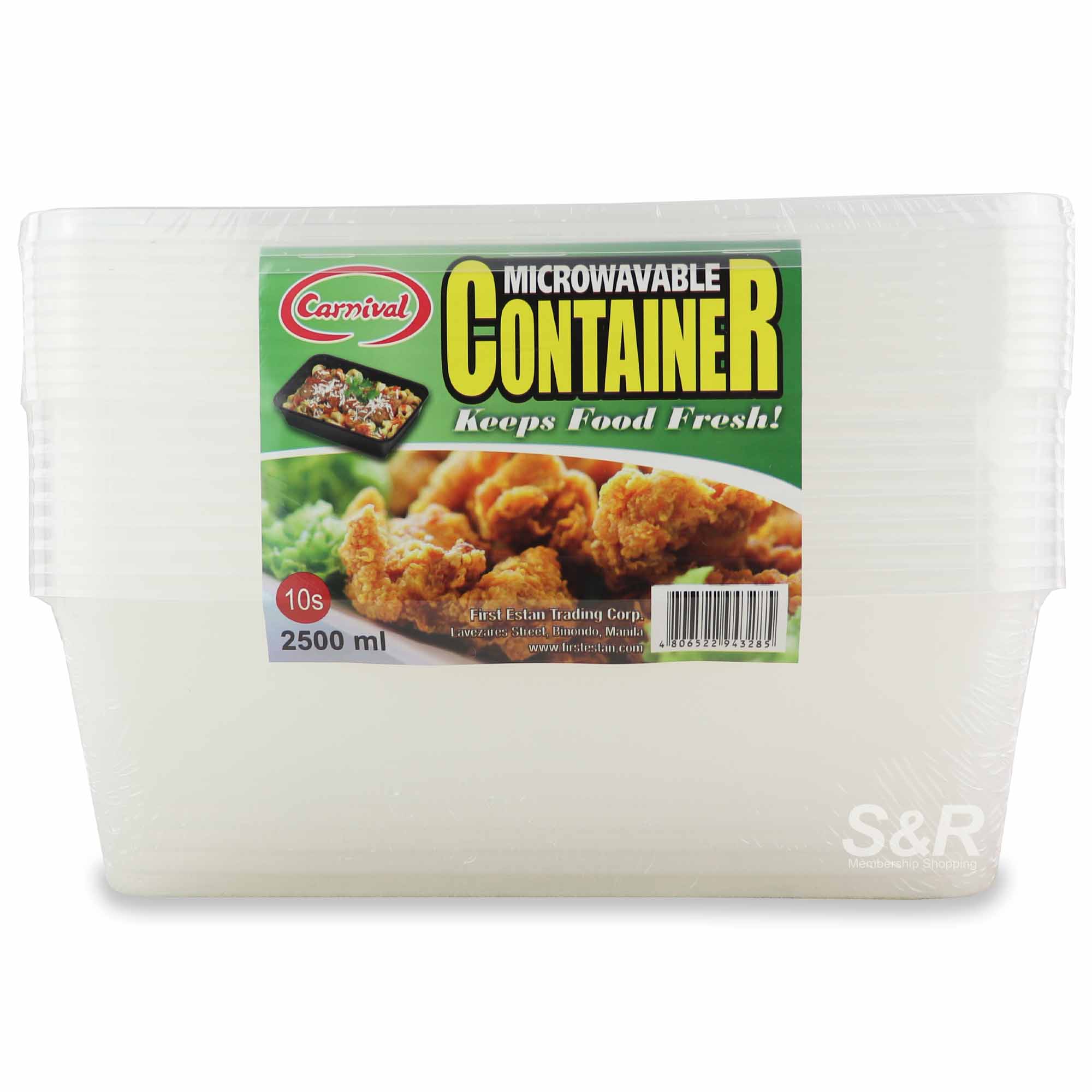 Carnival Microwaveable Food Container 10pcs Carnival Microwaveable Food Container 10pcs